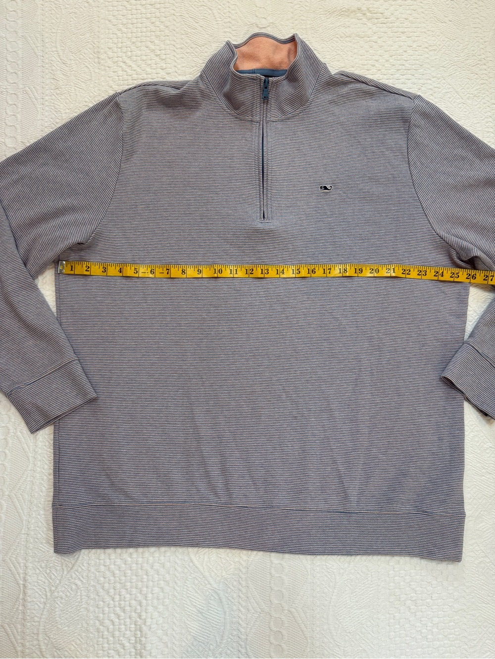 Vineyard Vines Performance Quarter Zip Pullover Blue Men’s 2XL - Picture 7 of 9